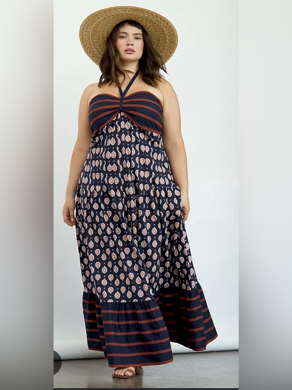 Anthropologie Zosime Halter Bohemian Maxi Dress
